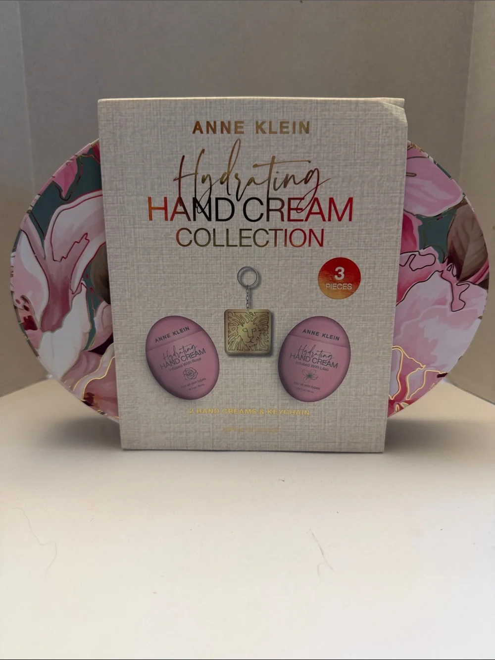 Anne Klein 3 Piece Hydrating Hand Cream Set with Keychain